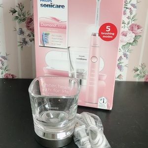 Philips Sonicare Toothbrush Charging Base & Glass